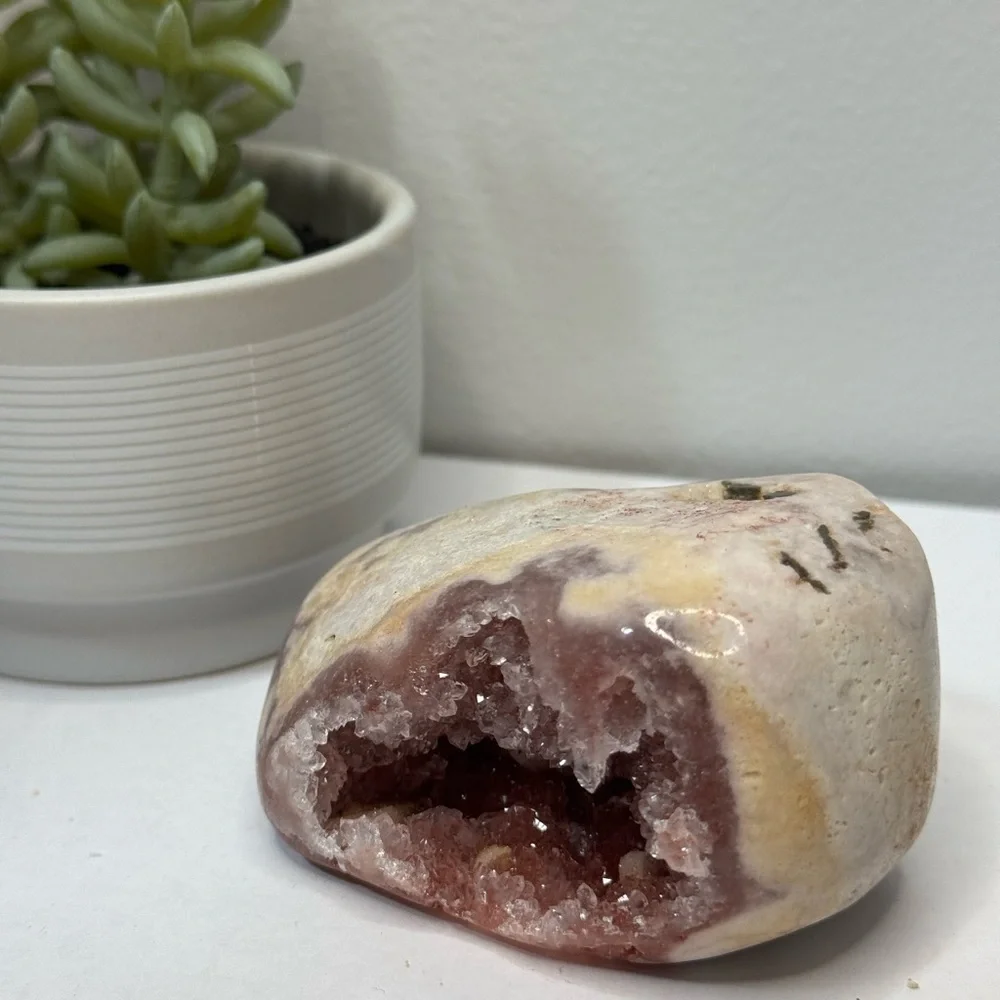 Natural Pink Amethyst Crystal Freeform